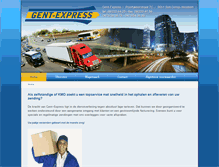 Tablet Screenshot of gent-express.be